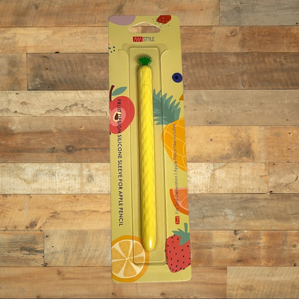 AhaStyle iPencil Case Sleeve Fruit Design Silicone Soft Protective Cover